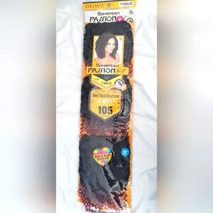 : dejavu crochet 105 strands 9" 10" & 11" bohemian passion twist color T1BBUR
